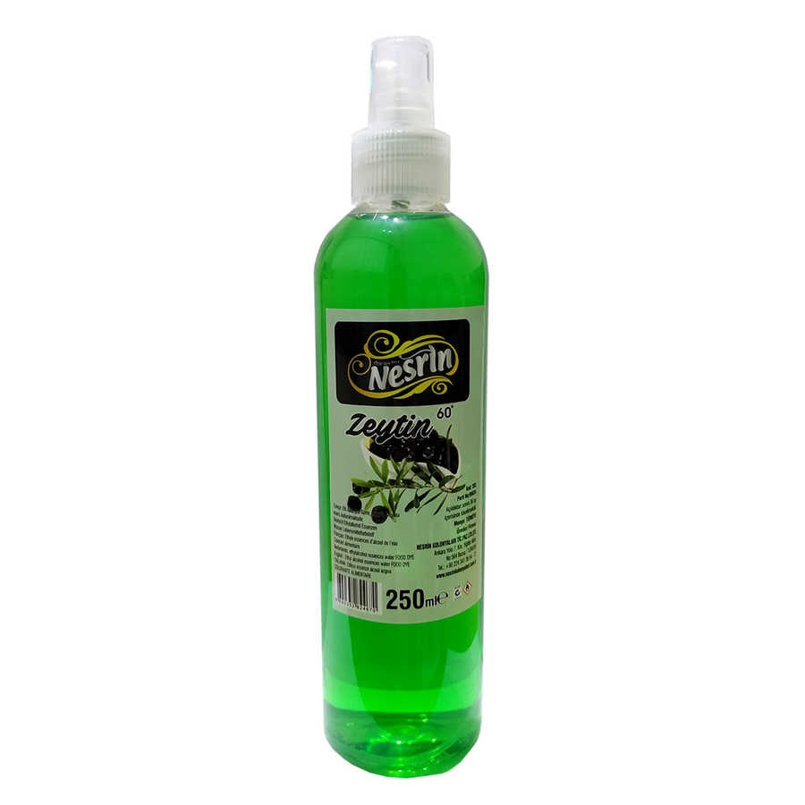 Lisinya214 Zeytin Kolonyası 60 Derece Pet Şişe Sprey 250 ML