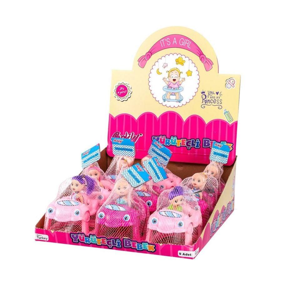 02434 - YÜRÜTEÇLİ MİNİ BEBEK 9LU STAND (Lisinya)
