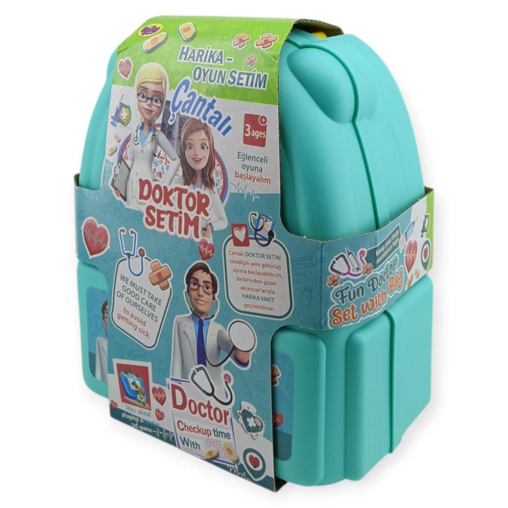 02623 - SIRT ÇANTALI DOKTOR SETİ (Lisinya) 02623 - SIRT ÇANTALI DOKTOR SETİ (Lisinya)