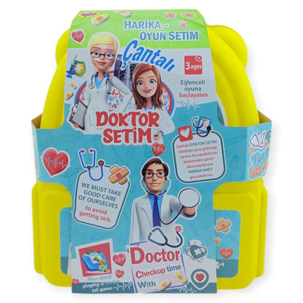 02623 - SIRT ÇANTALI DOKTOR SETİ (Lisinya)