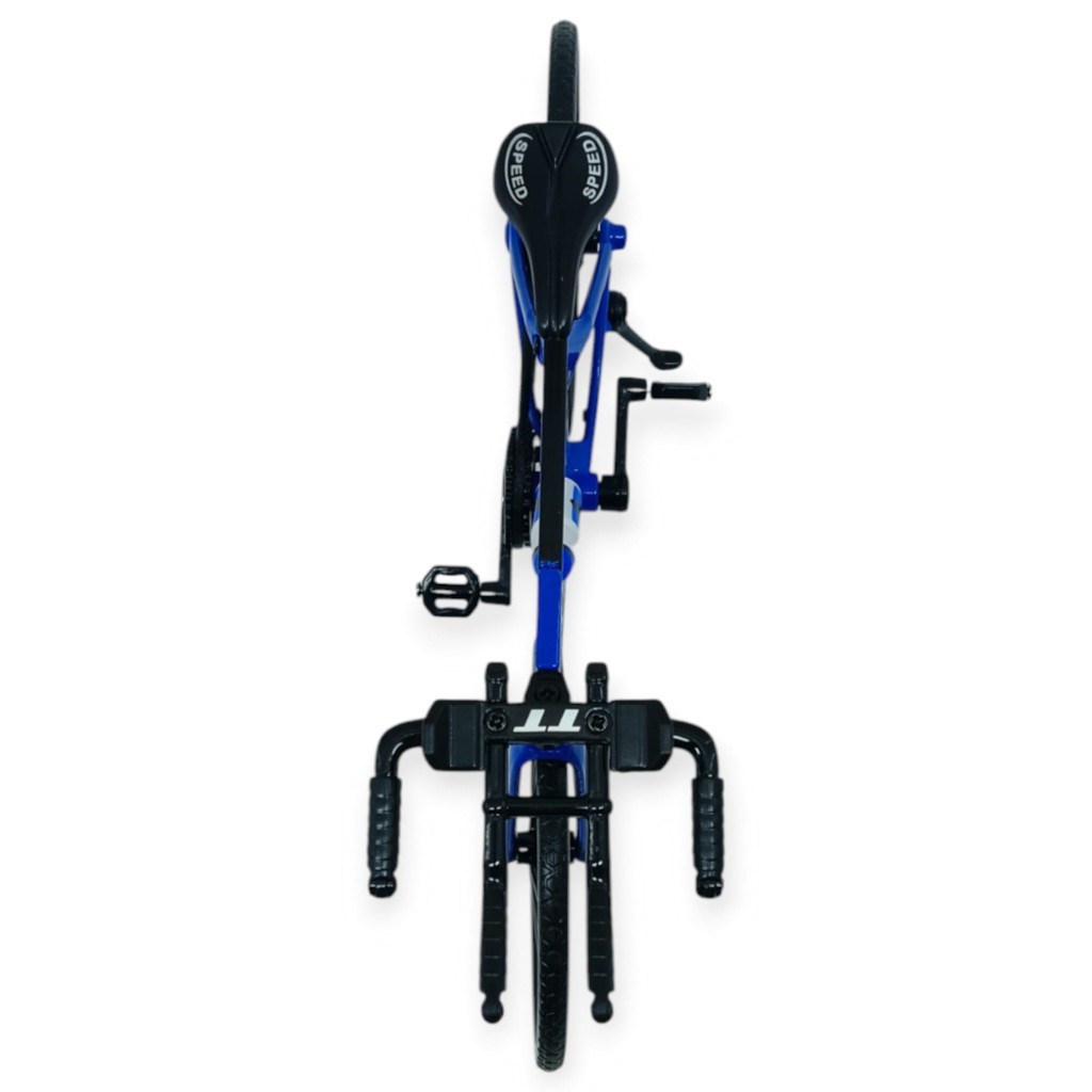 Model Araçlar -1/10 Metal Yarış Bisikleti 18 cm - Mavi (Lisinya)