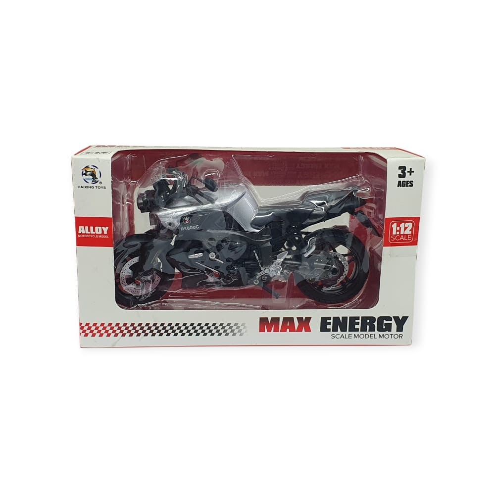 1:12 Ölçekli Model Motosiklet - BMW - HX792-1- Gri (Lisinya) 1:12 Ölçekli Model Motosiklet - HX792-1- Gri (Lisinya)