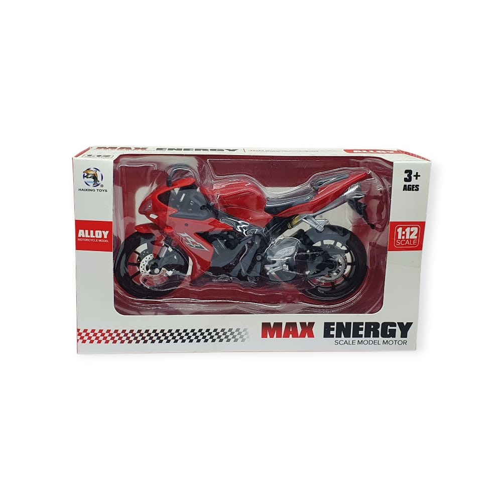 1:12 Ölçekli Model Motosiklet - Ducati - HX794-1- Kırmızı (Lisinya)