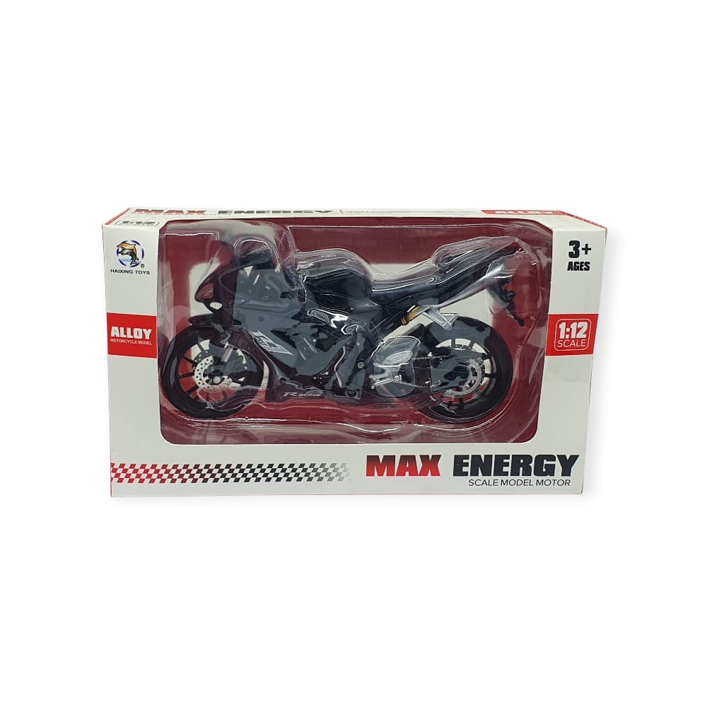 1:12 Ölçekli Model Motosiklet - Ducati - HX794-1- Siyah (Lisinya)