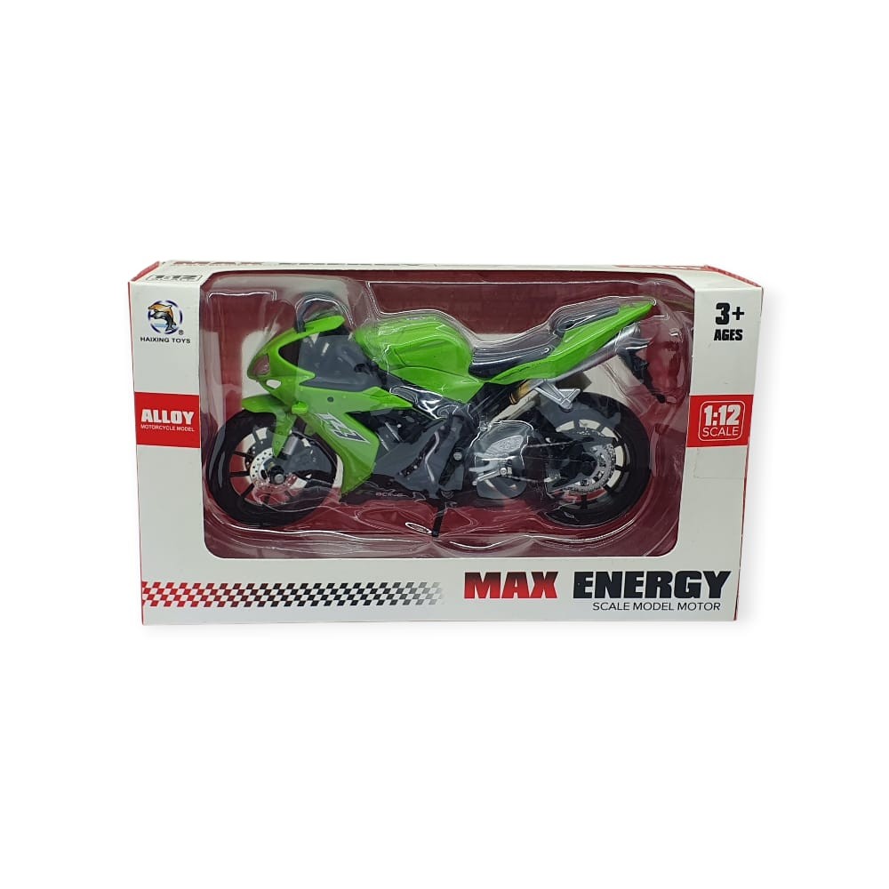1:12 Ölçekli Model Motosiklet - Ducati - HX794-1- Yeşil (Lisinya)