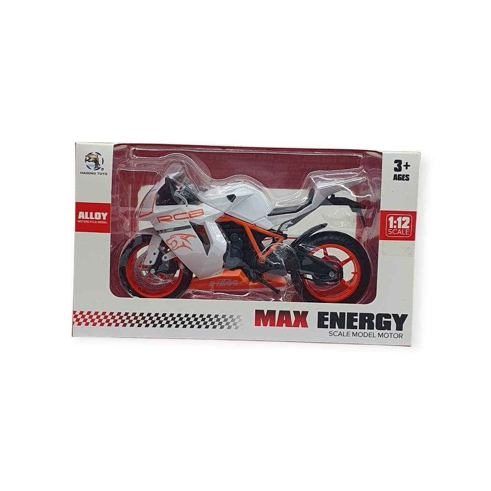 1:12 Ölçekli Model Motosiklet - HTM - HX797 - Beyaz (Lisinya) 1:12 Ölçekli Model Motosiklet - HX797 - Beyaz (Lisinya)