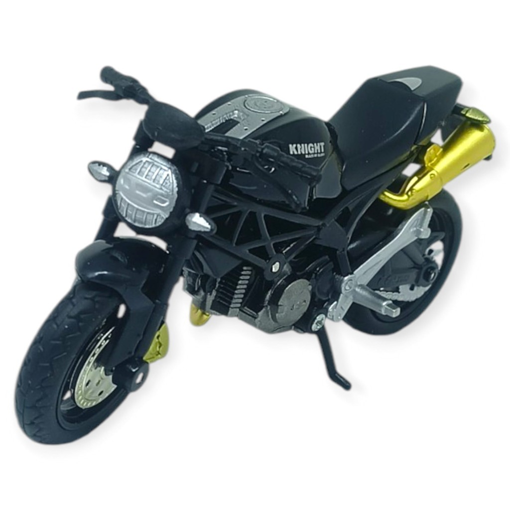 1:18 Ölçekli Model Standlı Motosiklet - Siyah (Lisinya) 1:18 Ölçekli Model Standlı Motosiklet - Siyah (Lisinya)