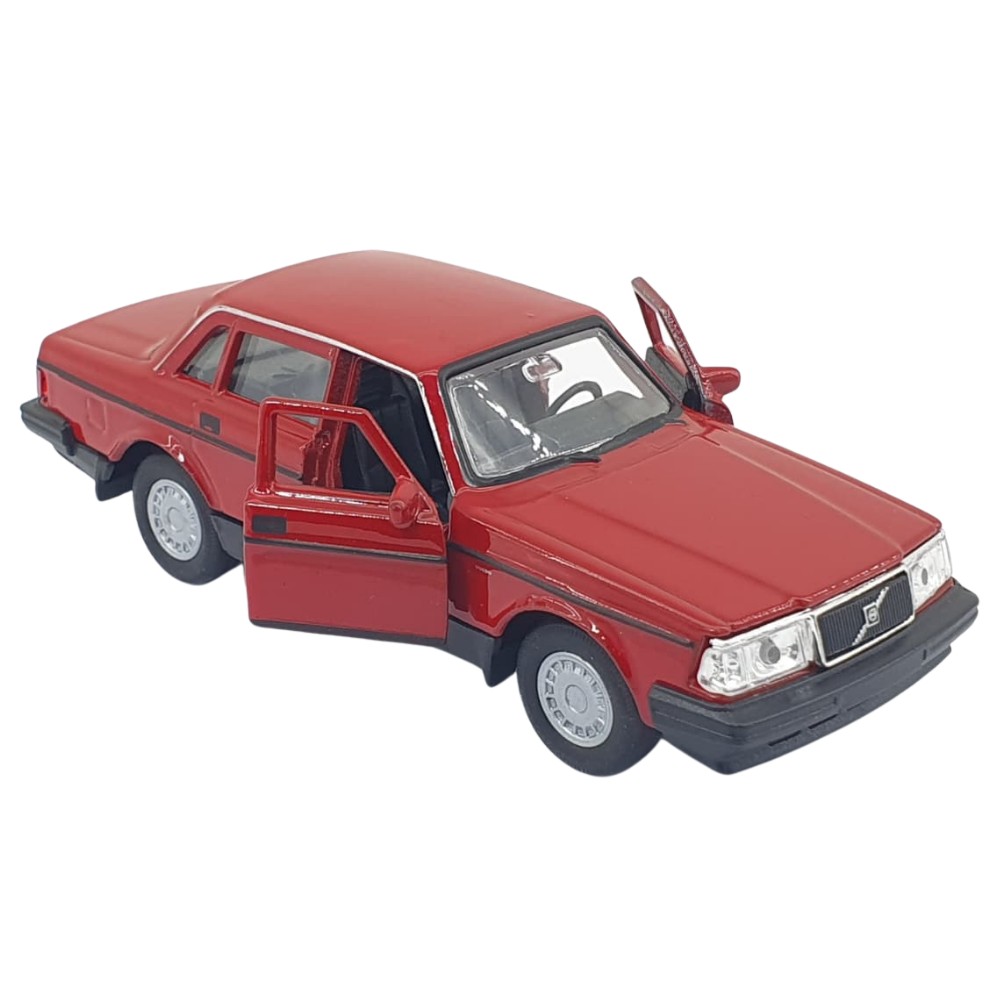 1:32 Volvo 240 GL Çek Bırak -Araba -  43784-KIRMIZI (Lisinya)