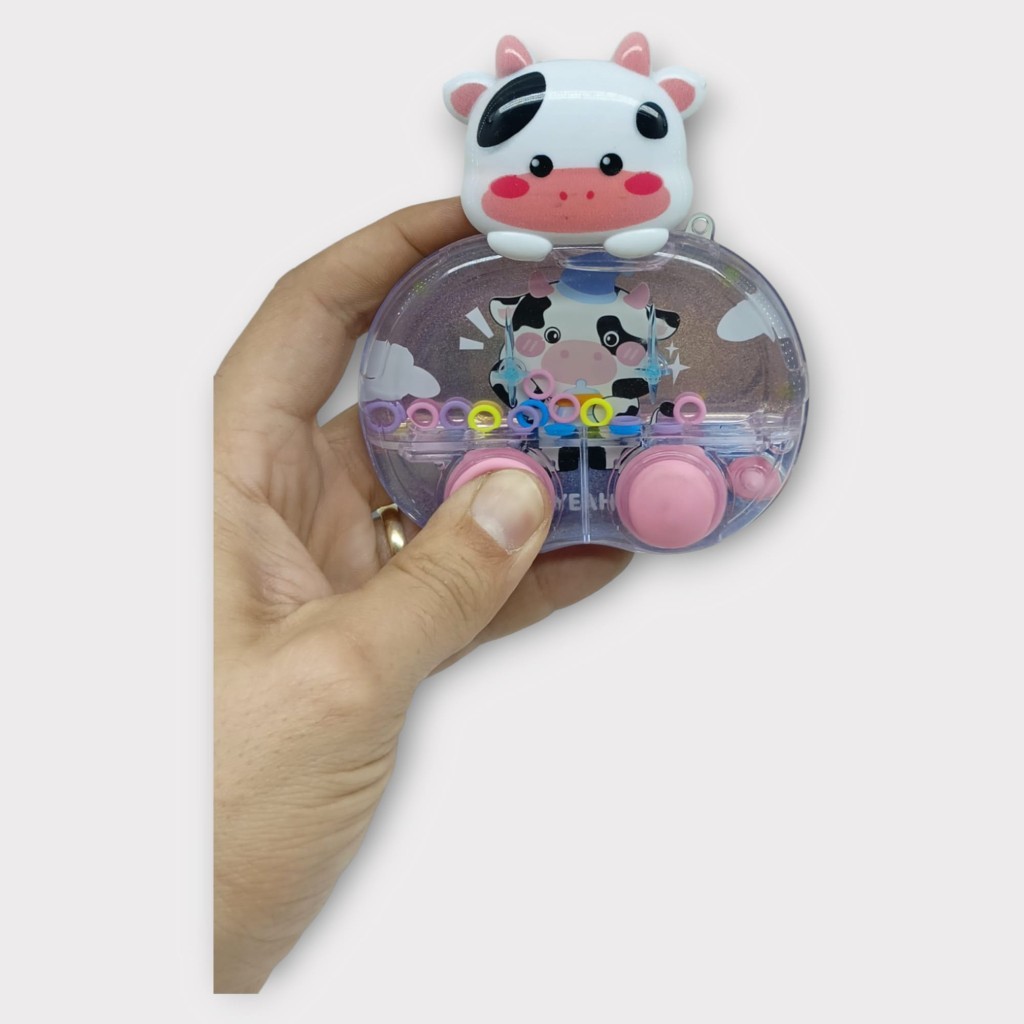 Işıklı Su Oyunu - Halka Geçirme - Fidget Oyun - Siyah İnek (Lisinya) Işıklı Su Oyunu - Halka Geçirme - Fidget Oyun - Siyah İnek (Lisinya)