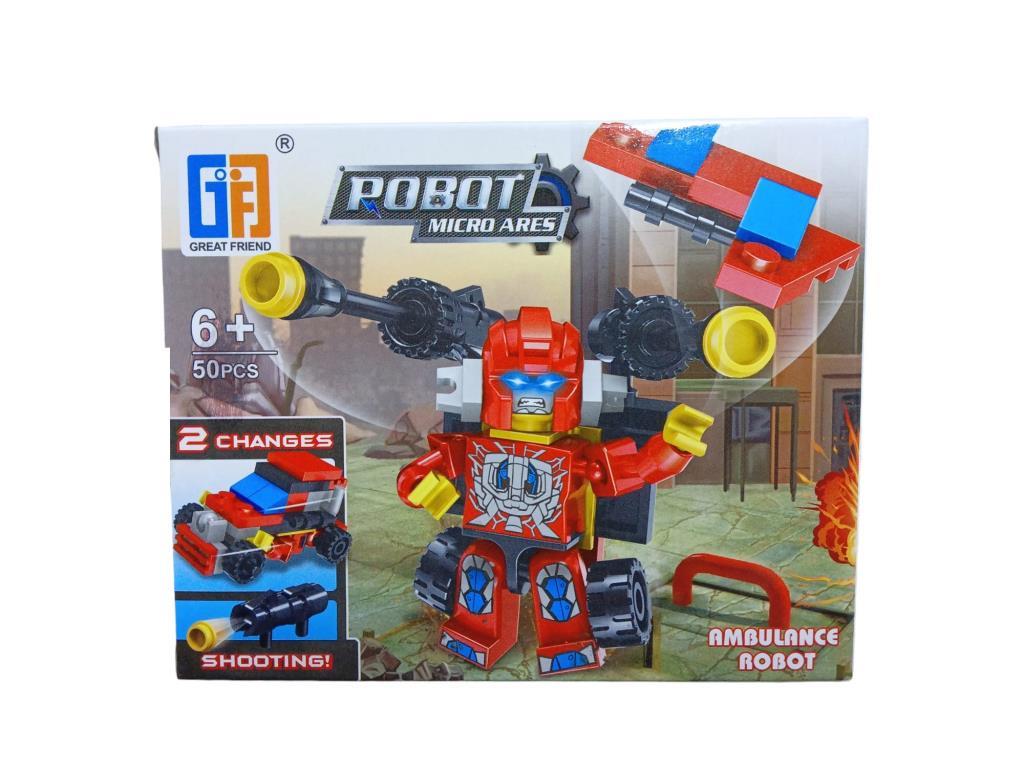 50 Parça 2in1 Robot Serisi - 123-103 (Lisinya) 50 Parça 2in1 Robot Serisi - 123-103 (Lisinya)
