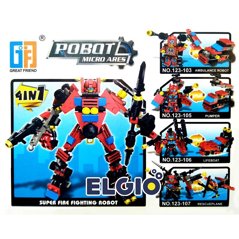 50 Parça 2in1 Robot Serisi - 123-103 (Lisinya) 50 Parça 2in1 Robot Serisi - 123-103 (Lisinya)