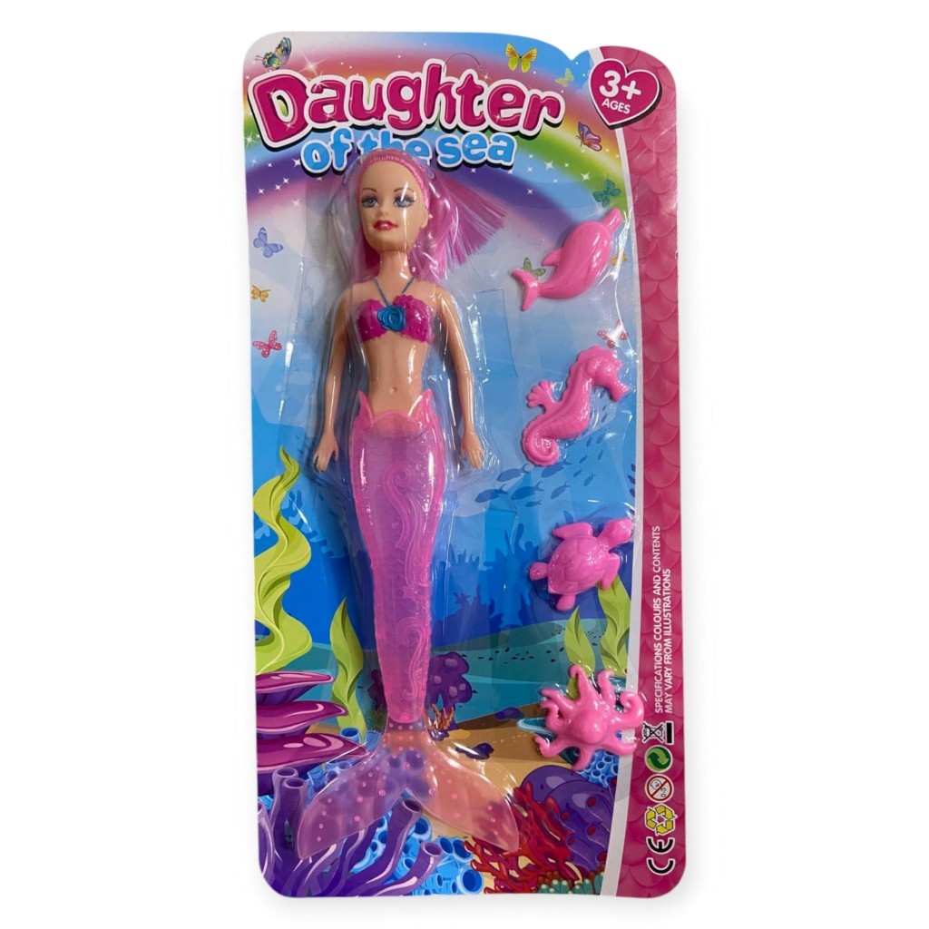 189-6 IŞIKLI DENİZ KIZI AKSESUARLI KARTELA (Lisinya)