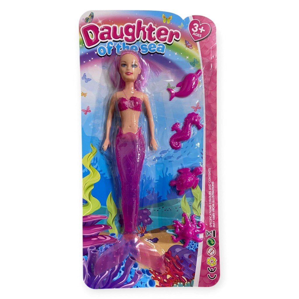 189-6 IŞIKLI DENİZ KIZI AKSESUARLI KARTELA (Lisinya)