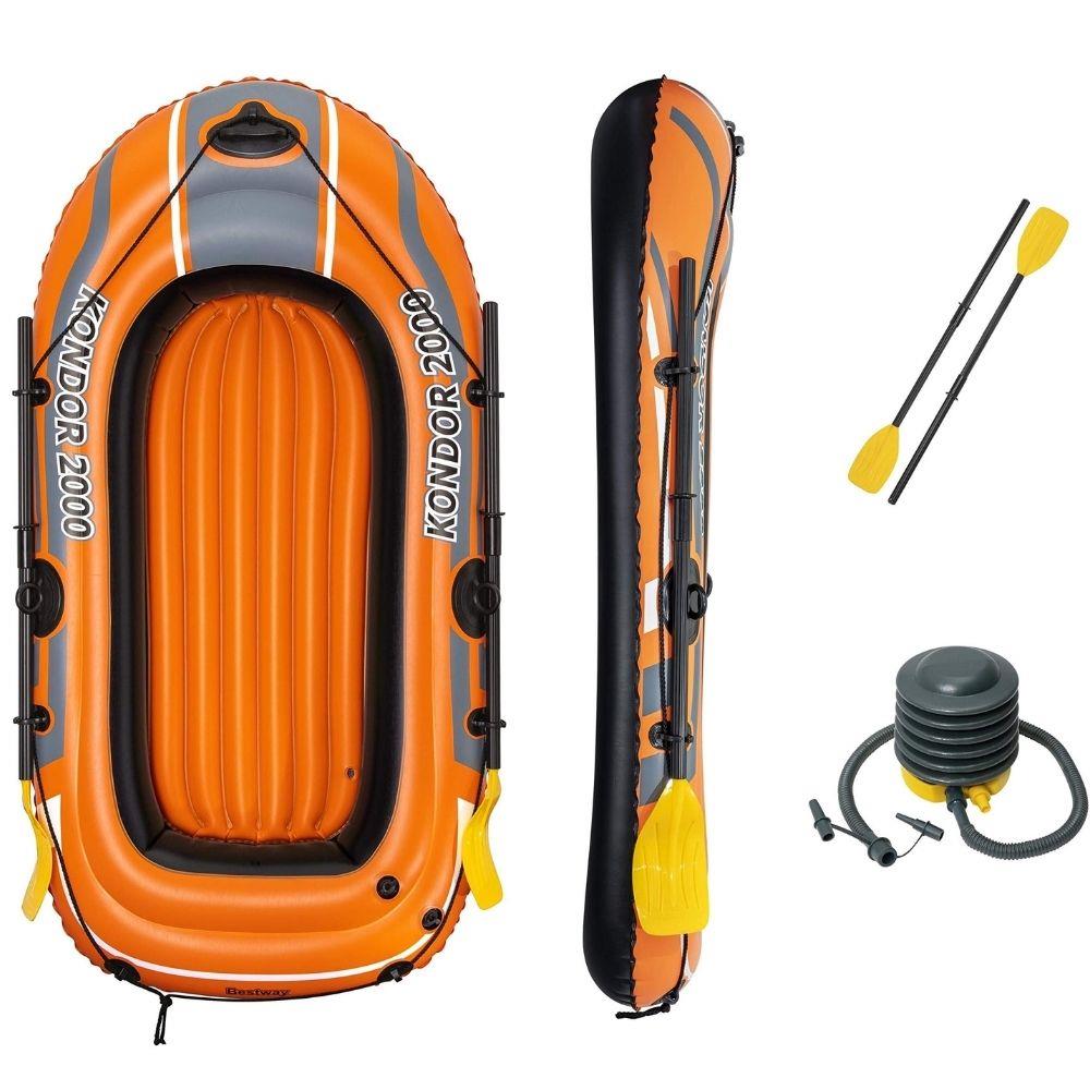 2 Kişilik Bot Hydroforce 196x114 Cm (Pompa+Kürek) Bestway - 61062 (Lisinya)