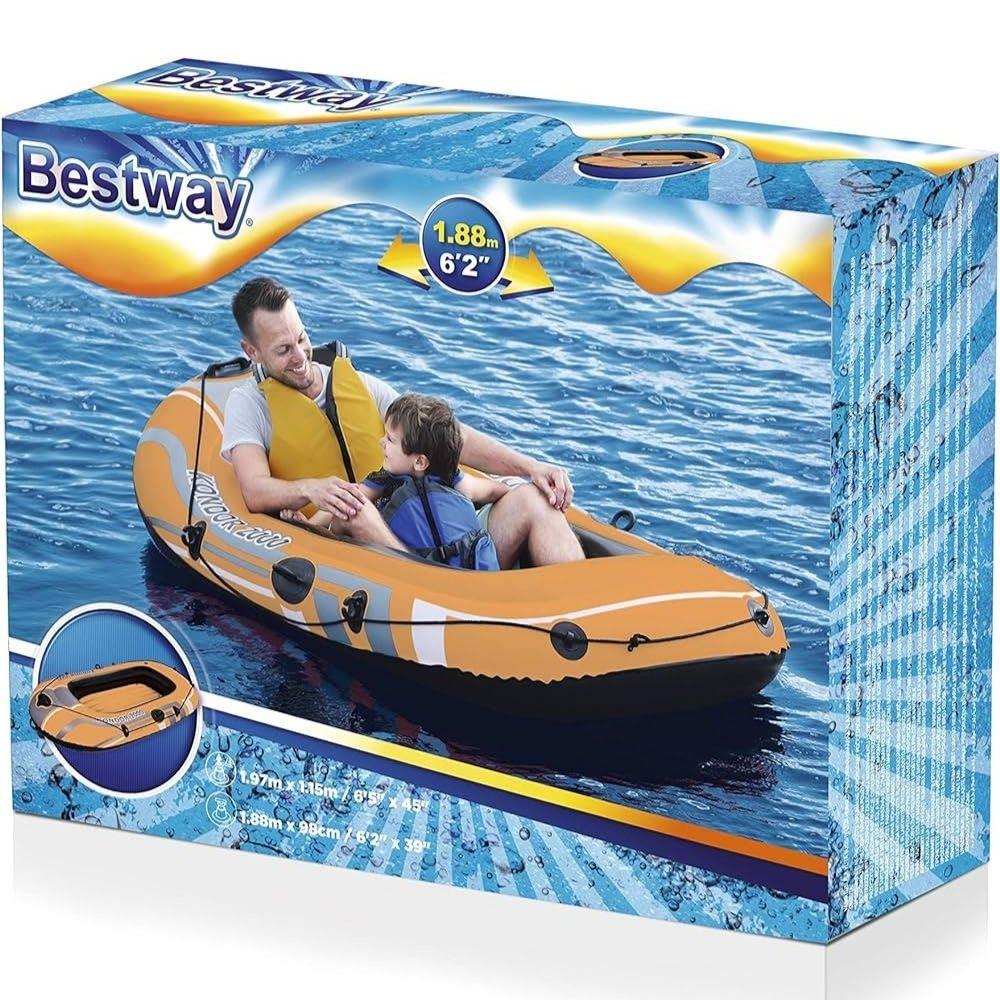 2 Kişilik Şişme Bot Hydroforce 196x114 Cm Bestway - 61100 (Lisinya)