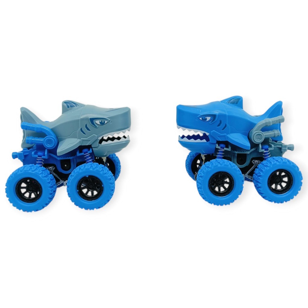 2'li Set Köpek Balığı Sürtmeli Mekanik Monster Araba 12 cm (Lisinya) 2'li Set Köpek Balığı Sürtmeli Mekanik Monster Araba 12 cm (Lisinya)