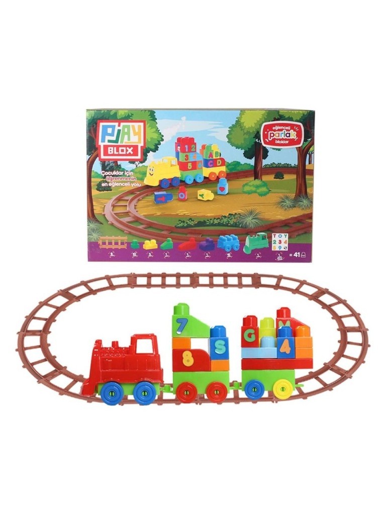 2403 - PLAYBOX 41 PARÇA LEGO TREN SETİ (Lisinya)
