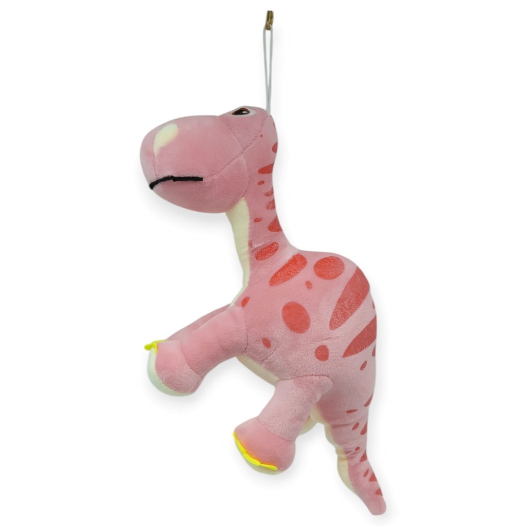 Sevimli Peluş Dinazor Turko Dino 35 cm - Pembe (Lisinya)