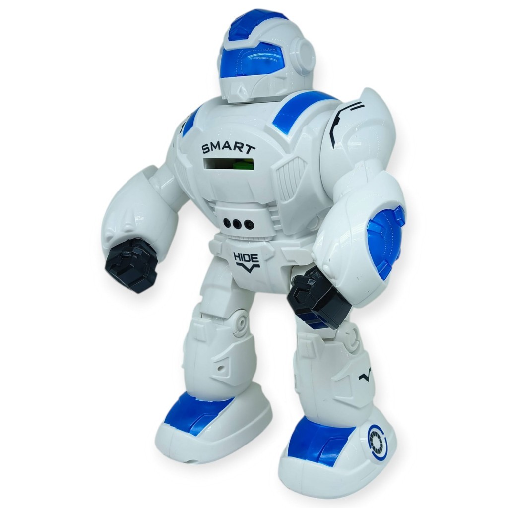 Sensörlü ve Uzaktan Kumandalı İnteraktif Robot 35 cm - Mavi (Lisinya)