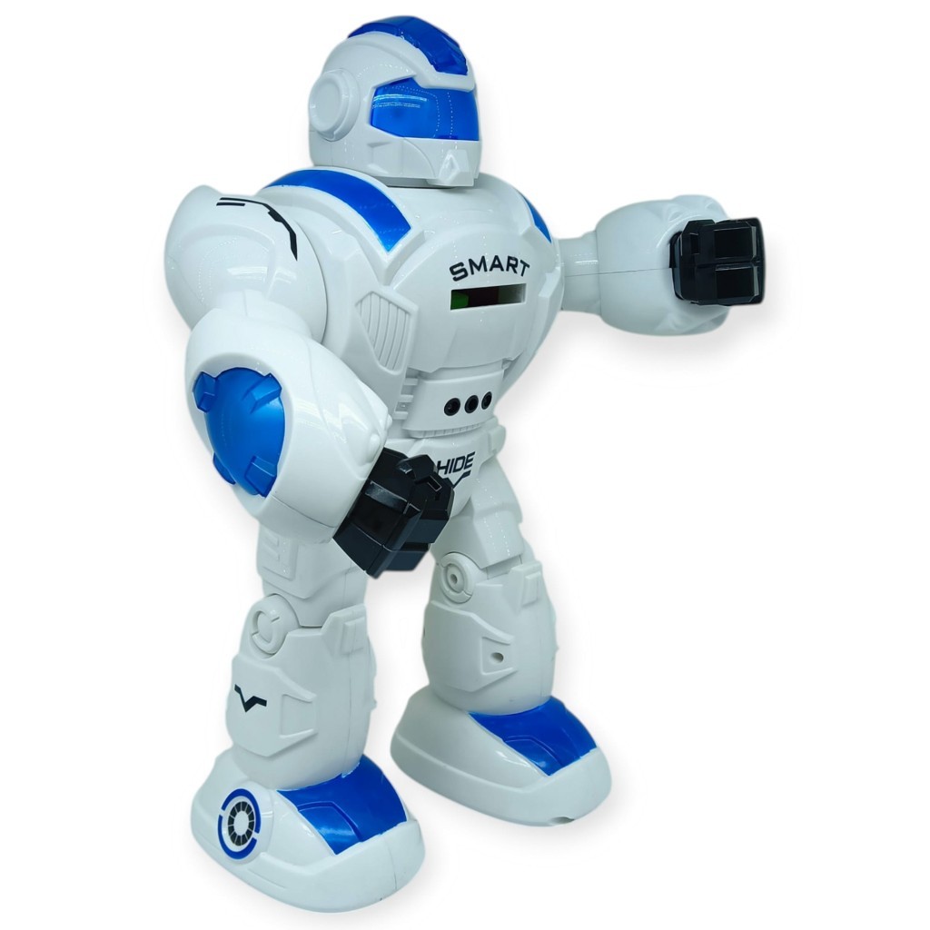 Sensörlü ve Uzaktan Kumandalı İnteraktif Robot 35 cm - Mavi (Lisinya)