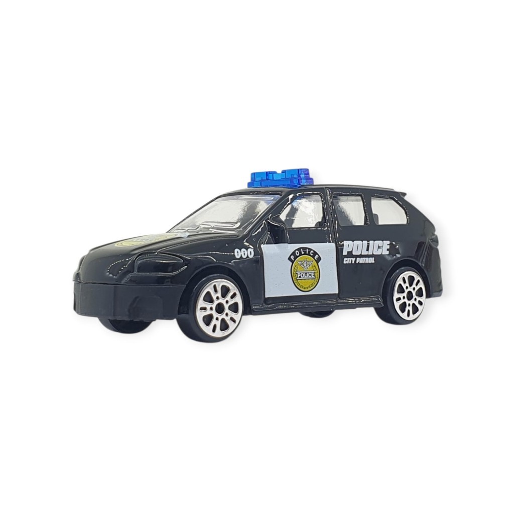 3'lü İş Makinaları Road Seti - Die Cast - DS044 - Polis  (Lisinya)