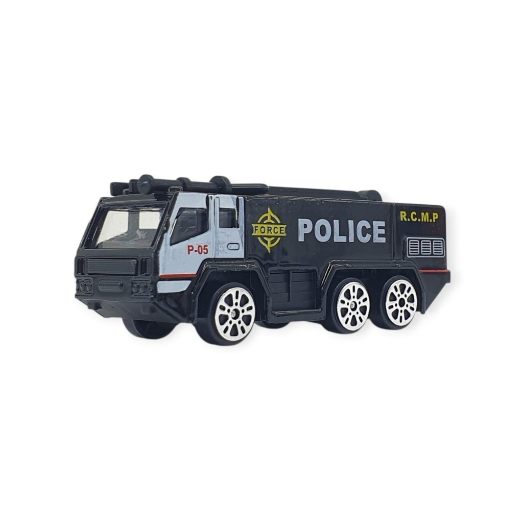 3'lü İş Makinaları Road Seti - Die Cast - DS044 - Polis  (Lisinya)
