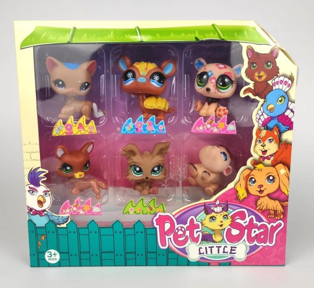 3046A2/3 - PET STAR 6 LI MİNİŞ SET KUTULU (Lisinya)