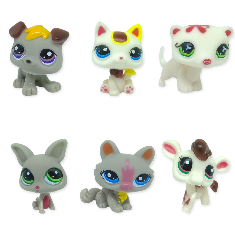Pet Star Little 6'lı Sevimli Hayvanlar Figür Seti -1 (Lisinya)