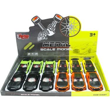 3611C - Ç/B SPOR ARABA METAL 1:36 12Lİ (Lisinya) 3611C - Ç/B SPOR ARABA METAL 1:36 12Lİ (Lisinya)