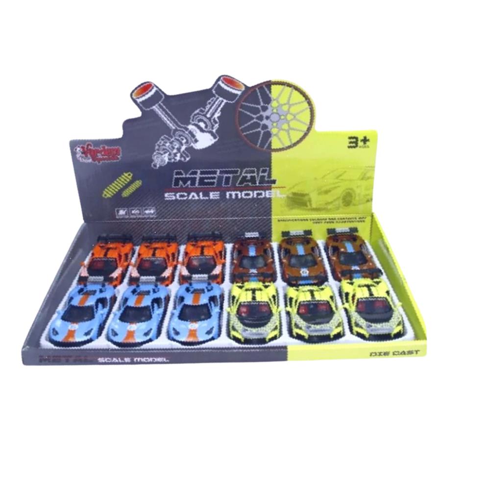 36122C - Ç/B SPOR ARABA METAL 1:36 12Lİ (Lisinya) 36122C - Ç/B SPOR ARABA METAL 1:36 12Lİ (Lisinya)