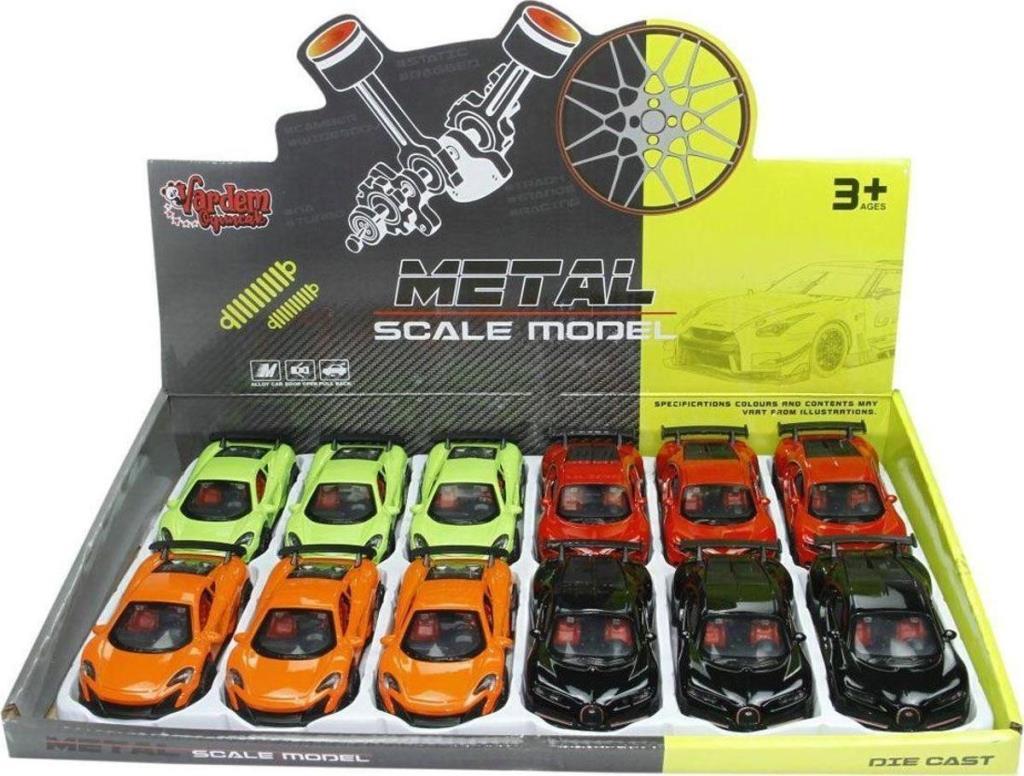 3661C - Ç/B SPOR ARABA METAL 1:36 12Lİ (Lisinya) 3661C - Ç/B SPOR ARABA METAL 1:36 12Lİ (Lisinya)