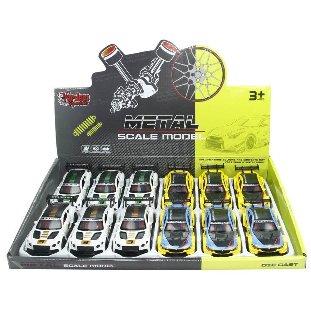 3672C - Ç/B SPOR ARABA METAL 1:36 12Lİ (Lisinya) 3672C - Ç/B SPOR ARABA METAL 1:36 12Lİ (Lisinya)