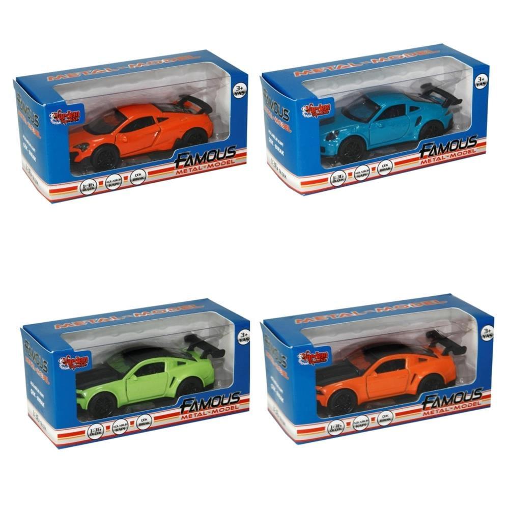 388-123456B - Ç/B SPOR ARABA 1:36 KUTULU (Lisinya)