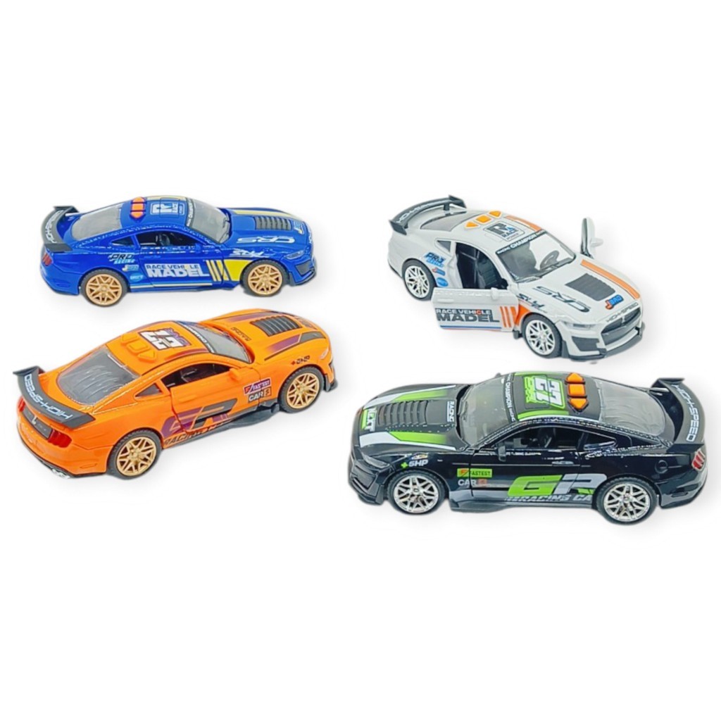 4'Lü Set Spor Araba GT-500 Sürtmeli Işıklı Sesli Plastik 18cm (Lisinya) 4'Lü Set Spor Araba GT-500 Sürtmeli Işıklı Sesli Plastik 18cm (Lisinya)