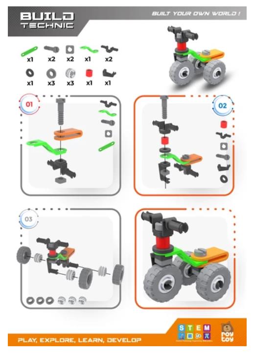 Sök Tak 18 Parça Motorsiklet Build Technic - 4100101-2-18 (Lisinya) Sök Tak 18 Parça Motorsiklet Build Technic - 4100101-2-18 (Lisinya)