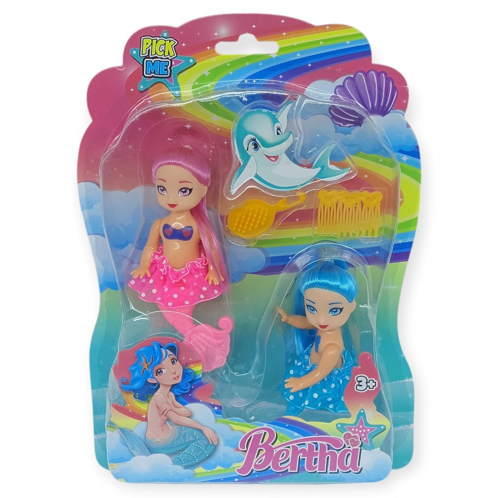 5016 - 2 Lİ DENİZ KIZI AKSESUARLI 3 AST (Lisinya)