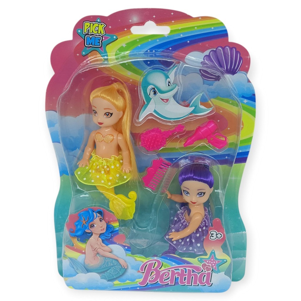 5016 - 2 Lİ DENİZ KIZI AKSESUARLI 3 AST (Lisinya)