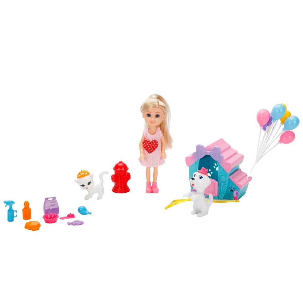 Belissa Köpek Oyun Seti - Köpek Evi ve Figürler - 53802 (Lisinya)