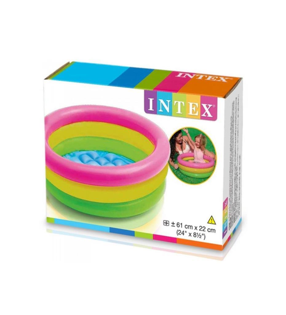 57107 - INTEX - HAVUZ 3 RENKLİ ŞİŞME 61 X 22 CM (Lisinya)