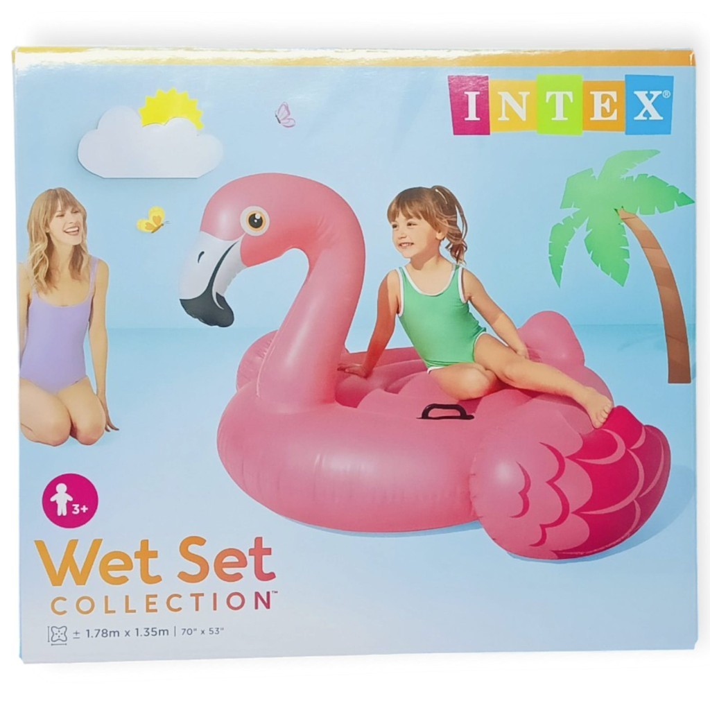 Intex Pembe Flamingo Deniz & Havuz Binicisi (178 cm x 135 cm) (Lisinya) Intex Pembe Flamingo Deniz & Havuz Binicisi (178 cm x 135 cm) (Lisinya)