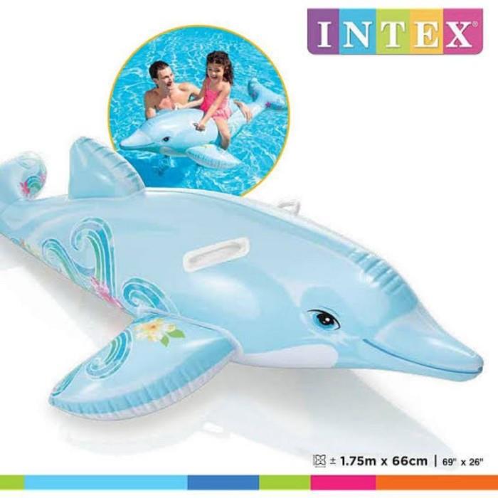 58535 - INTEX - SEVİMLİ YUNUS BINICI 175CM (Lisinya)