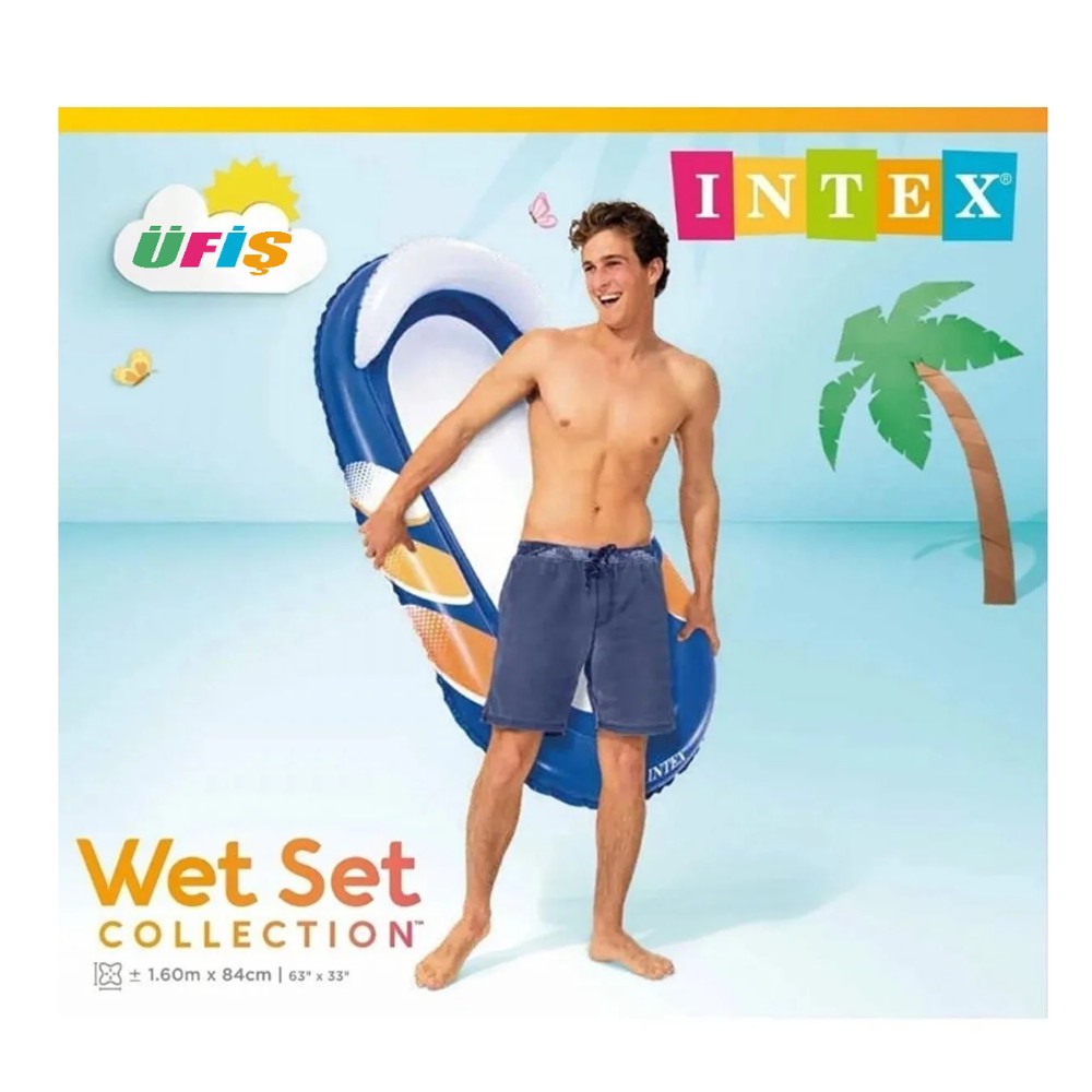 Intex Fileli Şişme Deniz Yatağı 160x84cm - 58848 (Lisinya)
