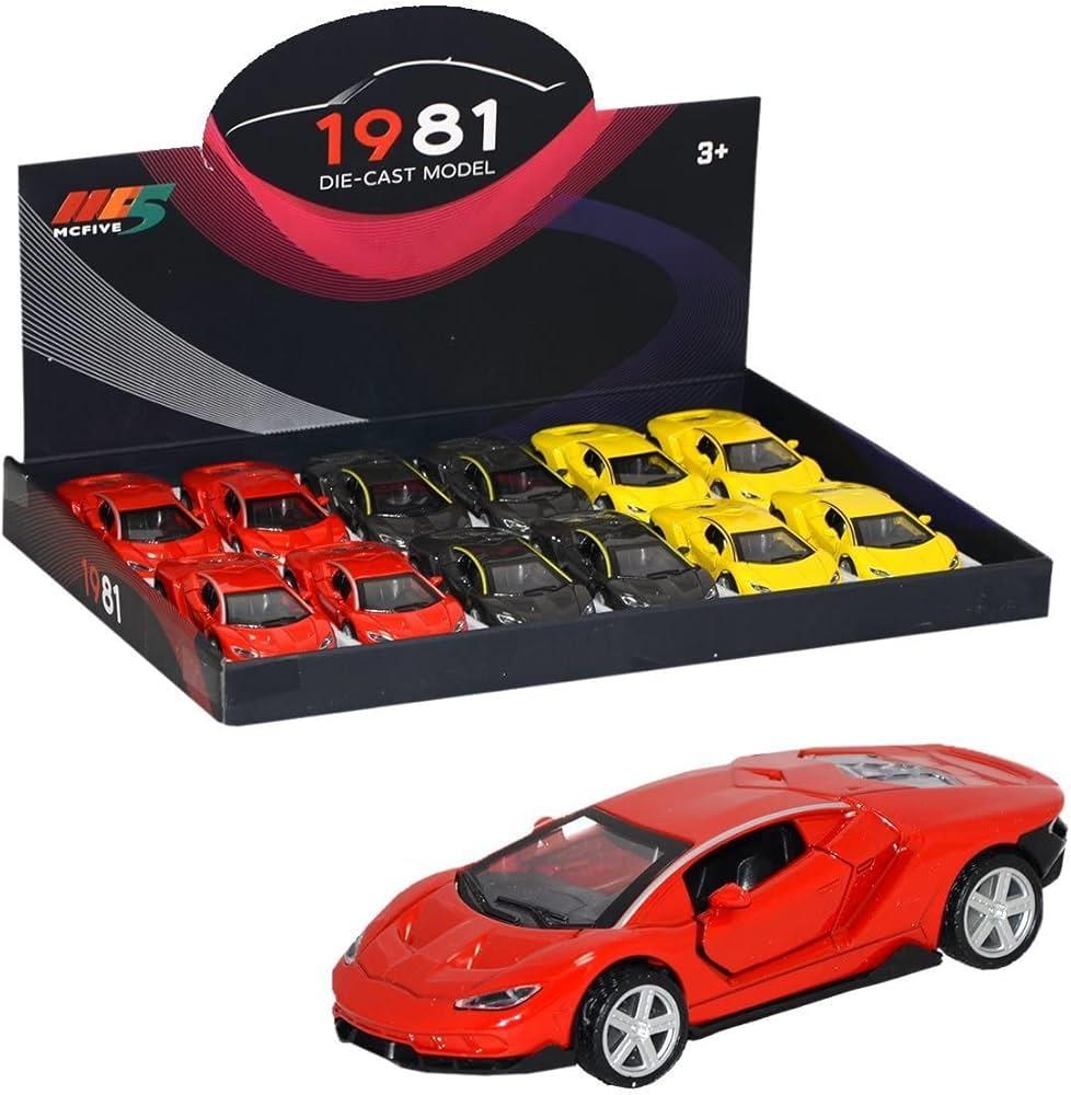 6632-40S - Ç/B ARABA 12Lİ STAND 3 RENK (Lisinya)