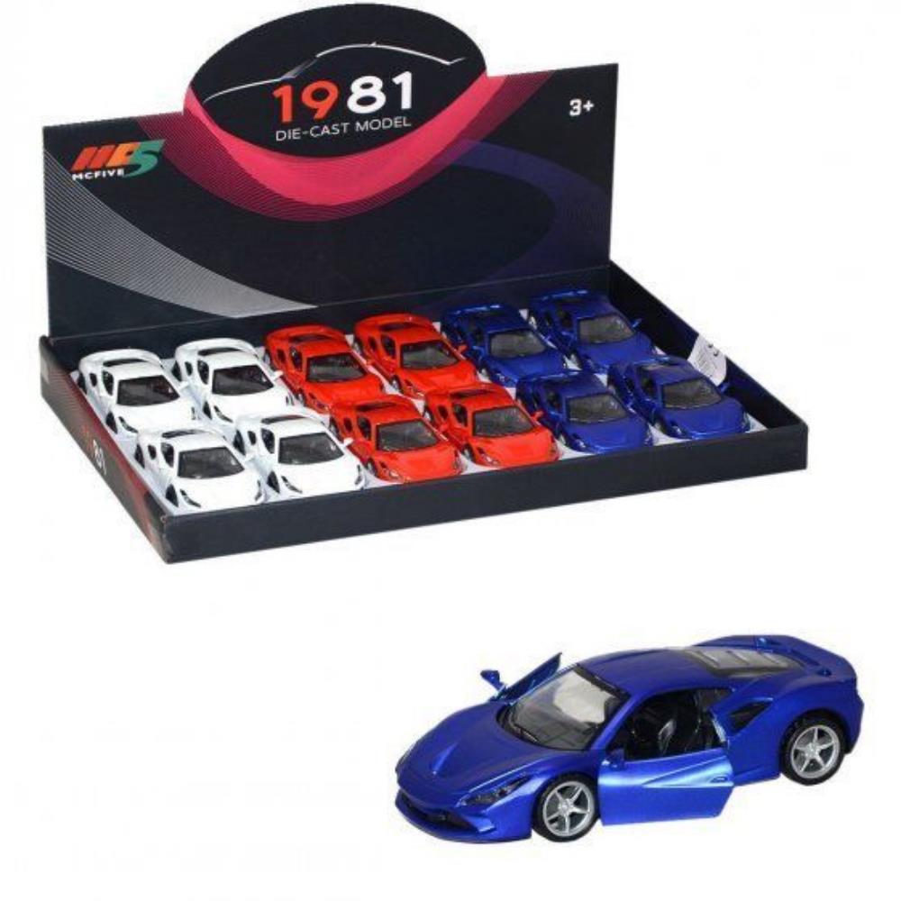 6636-68M - ÇEK BIRAK METAL ARABA 12 (Lisinya)