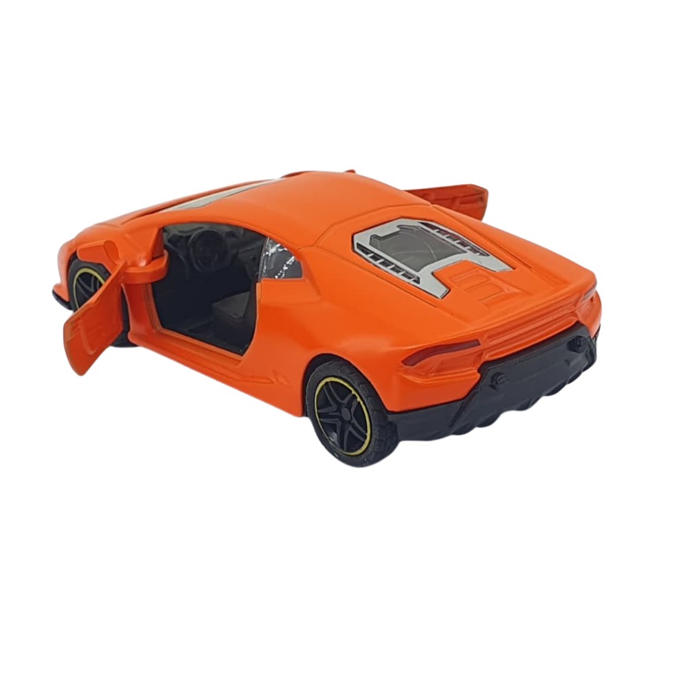 Çek Bırak Araba Metal - 6643-05-Turuncu (Lisinya)