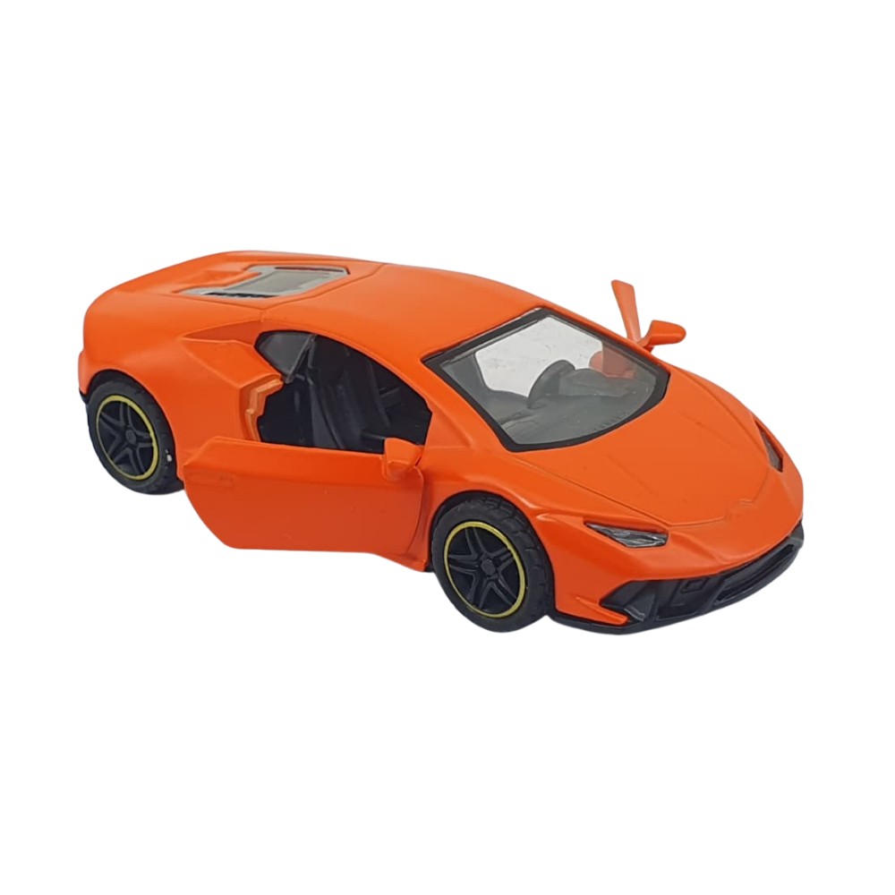 Çek Bırak Araba Metal - 6643-05-Turuncu (Lisinya)