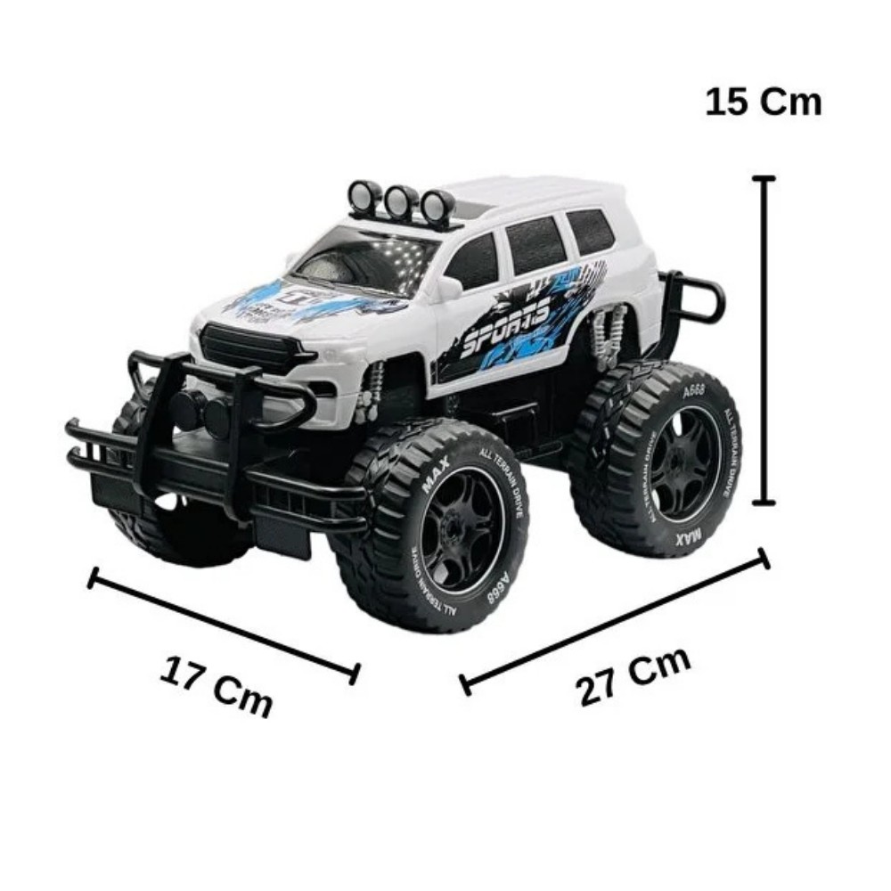 Uzaktan Kumandalı Şarjlı Off - Road Aracı U/K 1/12 - Beyaz (Lisinya)