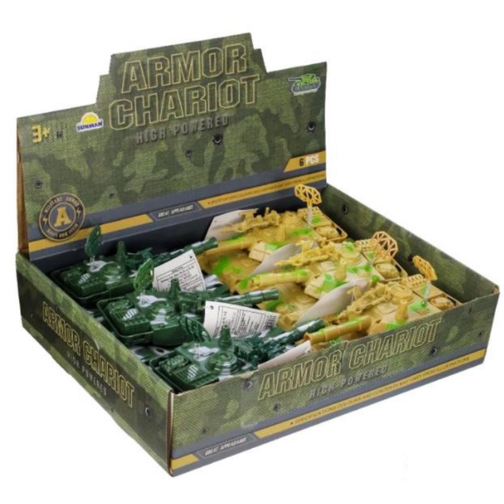 8082-3D - TANK SÜRTMELİ IŞIKLI SESLİ (Lisinya)