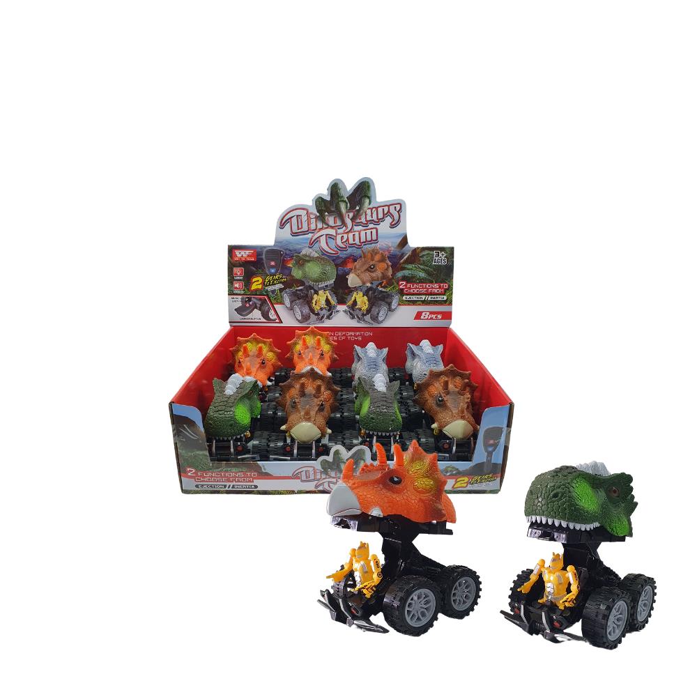 Sürtmeli Dinazor Robota Dönüşen Araba 14 Cm - A190402 (Lisinya)