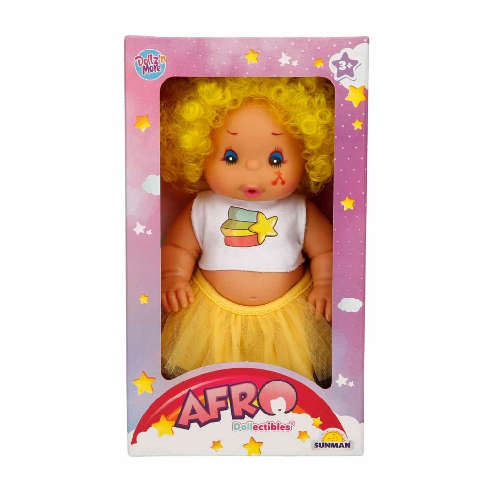 Afro Et Bebek Kıvırcık Saçlı - Sarı (Lisinya)